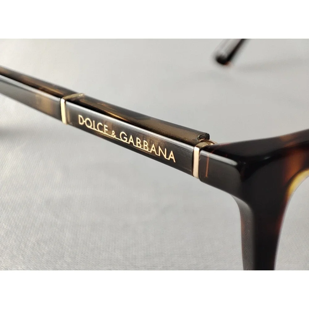 Dolce & Gabbana DG 3219 502 Dark Havana Tortoise Eyeglass Frames 53-16-140 Italy